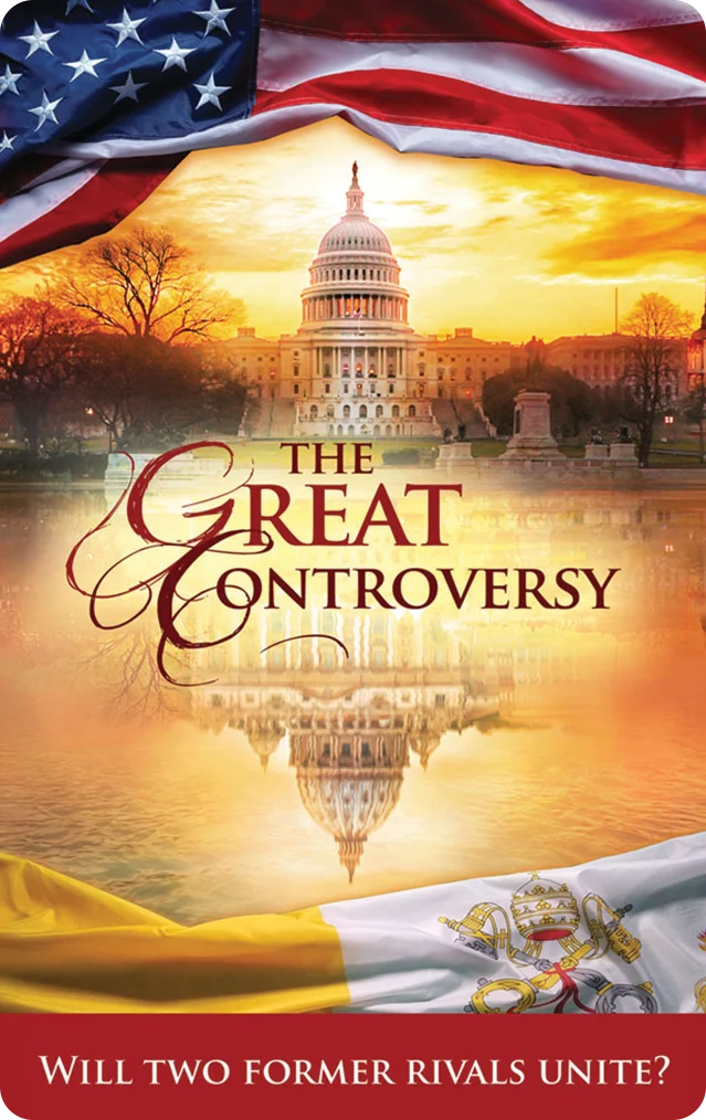 The Great Controversy cover featuring the United States Capitol